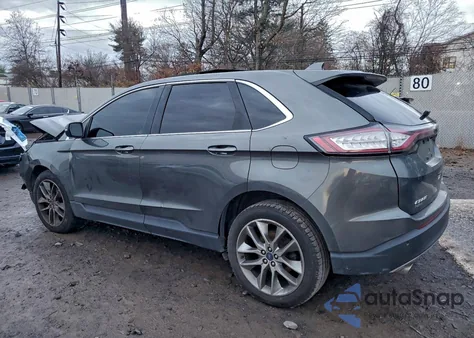 2015 Ford Edge Titanium z USA, uszkodzony, nr VIN 2FMTK4K8XFBB96128